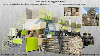 Automatic Horizontal Plastic Bottle Baler Machine:Efficient Eco-Friendly Economical