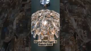 @ExclusiveLighting Brian Crystal Wall Light huge range matching sets available