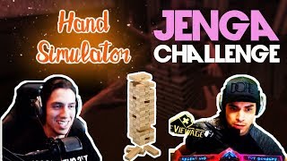 CDNthe3rd and Grimmmz 🤜Hand Simulator🤛 Jenga (Funny)😆