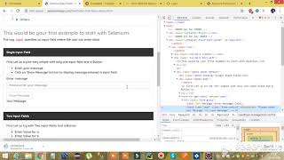 Selenium Tutorial | Easy to Learn | Single Input Field