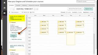 First-Years: Registering for Classes with Self-Service