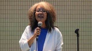 落合恵子さん、鎌田慧さんらが「さよなら原発集会」@代々木公園　2014 07 09