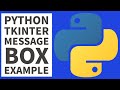 Python Tkinter GUI  Beginners - Message Box Code Example 2022