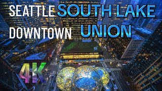 usa Seattle South Lake Union Architectural Marvel A Fascinating Virtual Voyage into its downtown 4k