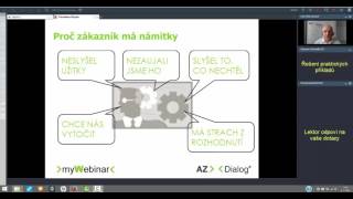 Zvládání námitek a manipulací v obchodním jednání  - ukázka webináře myWebiar od AZ-DIALOG