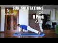 yogic fitness sun salutations for 6 pack abs six pack with surya namaskar art of living yoga