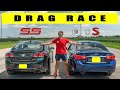 Chevrolet SS vs Infiniti Q50RS, result is unexpected. Drag and roll race.