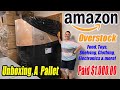 Unboxing a $1,000.00 Pallet of Amazon Overstock From Discontinued 3rd party Resellers