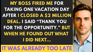 Boss Fired Me for Taking an Interview on My Day Off—After I Closed $2 Million in Deals