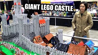 Giant LEGO Castle Kaladale with Interior Scenes