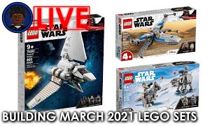 🔴 Let's Build the NEW 2021 March LEGO Star Wars Sets LIVE! 3/2