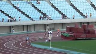 2010通信陸上大阪大会 長居第1 1年男子1500ｍ決勝.MP4