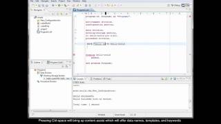 Getting content assist with Visual COBOL for Eclipse