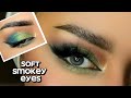 How To: Siren Eyes Makeup Tutorial| Soft Smokey Green Eye Makeup Look #sireneyes