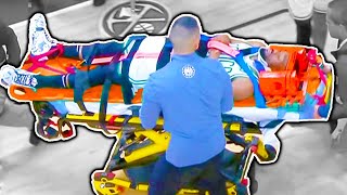 NBA Players STRETCHERED Off The Court