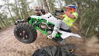 ATV's Climbing The Biggest Hills In Florida