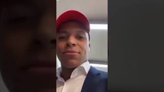 Kylian Mbappe Singing A Song ❤️😉 #Psg #Neymar #Mbappe #barcelona #shorts #trending