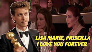 Austin Butler's Golden Globes tribute to Lisa Marie Presley