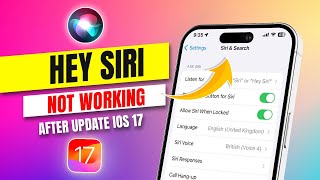 How to Fix Hey Siri Not Working on iPhone After iOS 17 Update