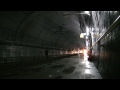 trains pass through a tunnel station 北陸本線筒石駅 はくたか 北越通過 re encoded