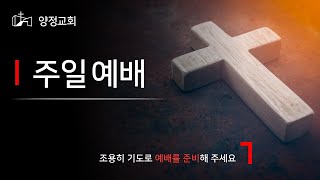 [양정교회] 2025년 2월 셋째주 주일 오전 예배 (1부, 실시간방송)