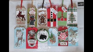 Handmade Christmas Gift Tags!