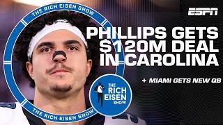 Jaelan Phillips signs HUGE DEAL with Carolina Panthers | The Rich Eisen Show
