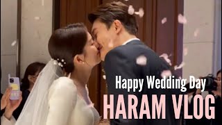 결혼식 브이로그👰🏻‍♀️🤵🏻 더베일리하우스삼성_금요일 저녁예식_라포레드레스_김선진끌로에_wedding vlog〰️✨