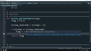 Python Programming – Function that Verifies if a String is a Palindrome
