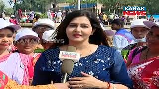 Balasore People Gathers At Chandipur Beach For Its Cleanliness, Actor Jina Samal Also Participates