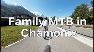 Family MTB in Chamonix