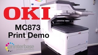 OKI MC873 A3 Colour Laser MFP Demo | printerbase.co.uk