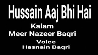 Live Noha - Dukhe Dilo Ka Sahara Hussain Aaj Bhe Hai - Syed Hasnain baqri
