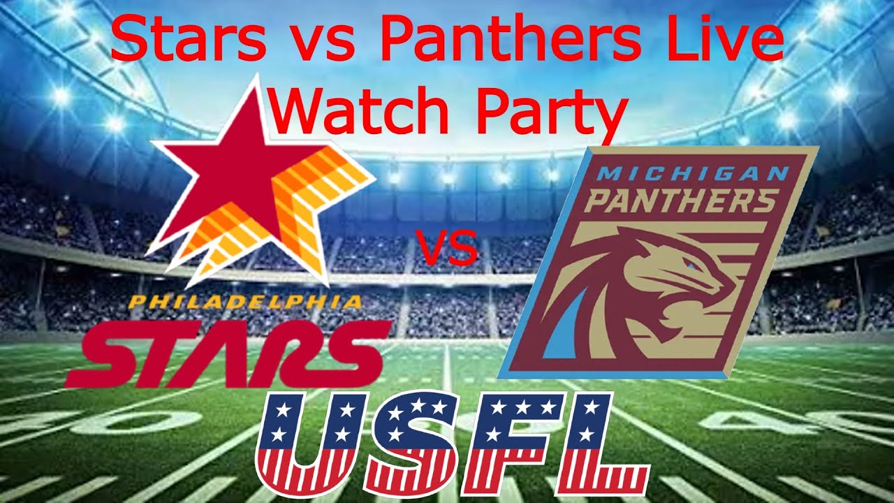 Stars Vs Panthers || USFL Live Watch Party - YouTube