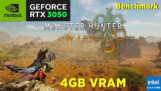 Monster Hunter Wilds Benchmark | RTX3050 LAPTOP | 4GB VRAM