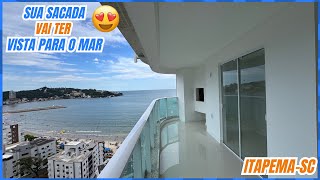 NEW 3-Suite Apartment with a Beautiful Sea View in Itapema-SC