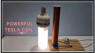 how to make a powerful Tesla coil at home | science project | tip31c