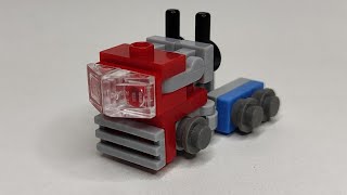 How to build a Lego Optimus Prime