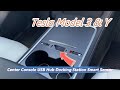 Tesla Model 3/Y Center Console USB Hub Docking Station Smart Sensor