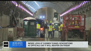 Sumner Tunnel set to reopen after renovations