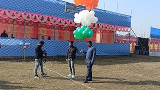 Gangudih , Chandil football match ground decoration 2022/First day