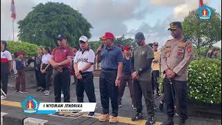 Pj Bupati Jendrika Lepas Lomba Gerak Jalan Tingkat SMP Putra