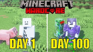 I Spent 100 Days Collecting As Many Mobs As Possible In Minecraft Hardcore