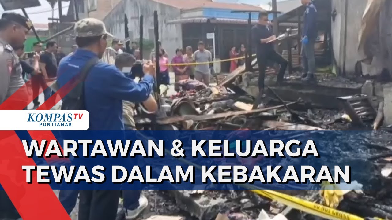 Polisi Olah TKP Kebakaran Rumah Tewaskan Wartawan & Keluarganya Di Karo ...