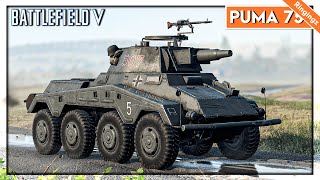 ป้อมปืนเคลื่อนที่ Puma 75มม. - Battlefield V Sdkfz 234 รีวิว