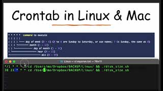 Crontab jobs : How to schedule & run a bash or python script automatically on a Linux server or Mac?
