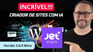 NOVIDADE!!! JetEngine 3.6.0 - Criador de Sites WP com IA - Incrível!