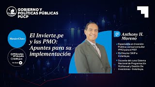 MasterClass: El Invierte.pe y las PMO: Apuntes para su implementación