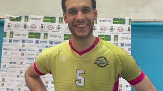 #A3MVolley #cheplayoff Lo schiacciatore Stefano Gozzo analizza la vittoria in gara 1