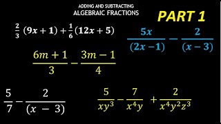 Algebra| Simplifying Algebraic Fractions ~ Part 1 of 4 | CXC CSEC GSCE Mathematics